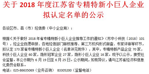 喜讯！星亿注册科技荣获“江苏省科技小巨人企业”